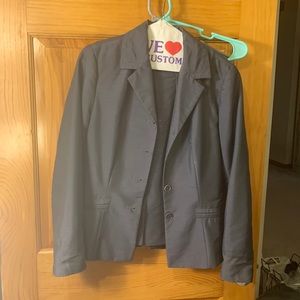david ramin skirt suit size 4